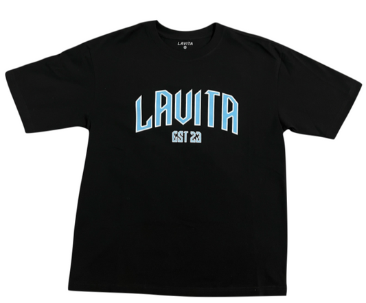 LAVITA OVERSIZED BLUE TEE