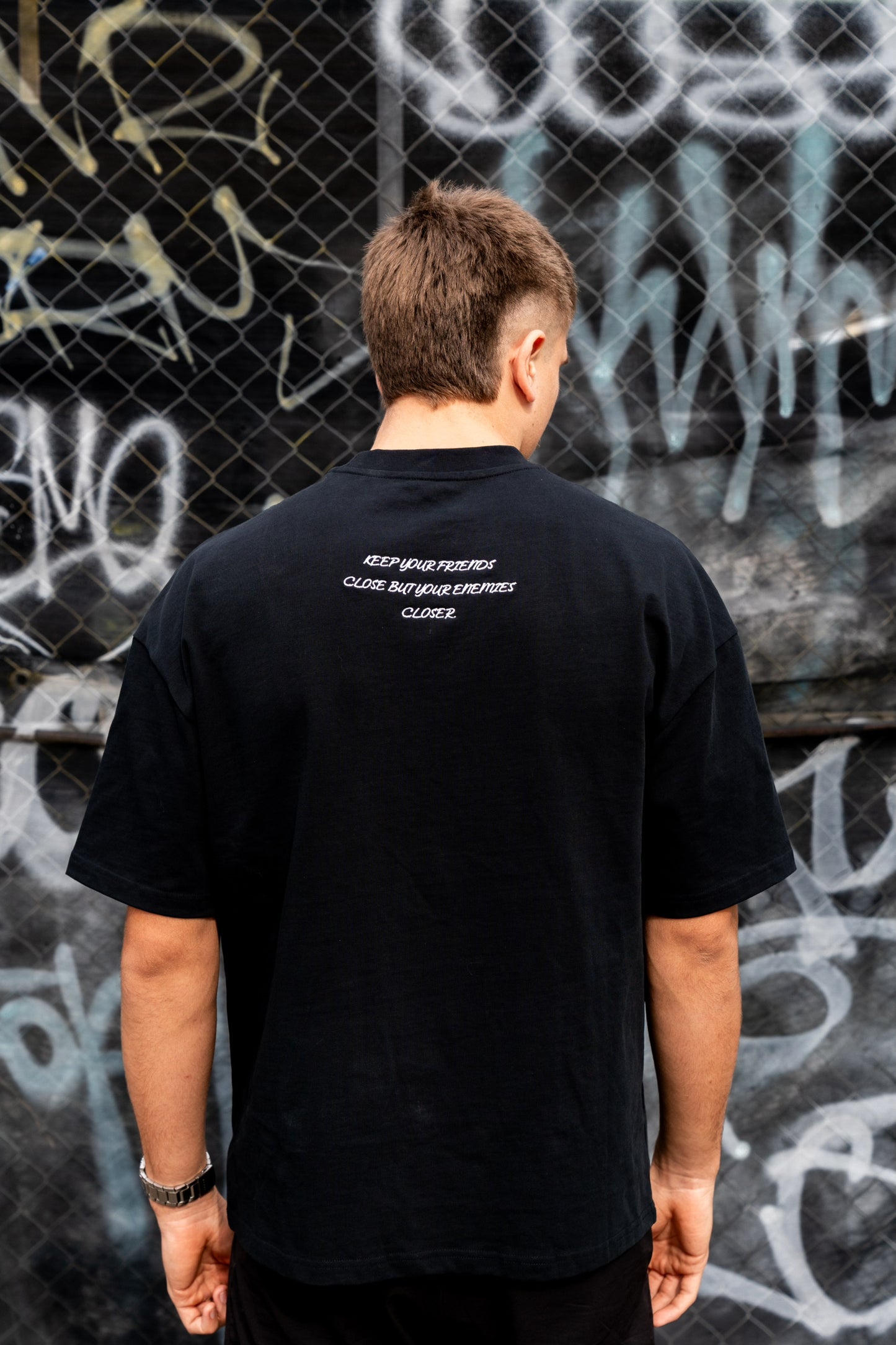 LA VITA ROYALTY BLACK TEE