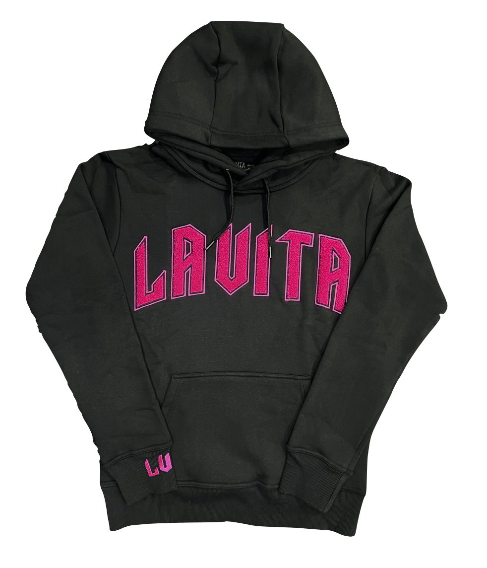 LA VITA HOODIE PINK/BLACK